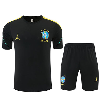Completino Manica Corta Brasile 2026 Uomo | Kit Allenamento - CalcioVivo