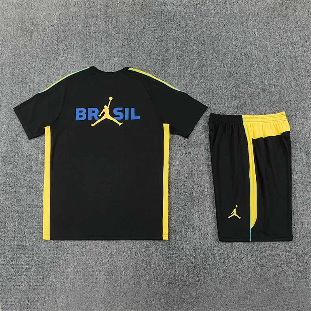 Completino Manica Corta Brasile 2026 Uomo | Kit Allenamento - CalcioVivo