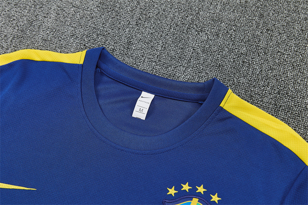 Completino Manica Corta Brasile 26/27 Uomo | Kit Allenamento - CalcioVivo