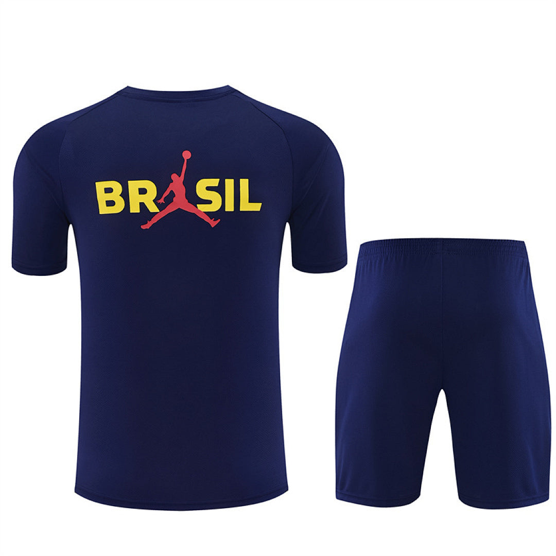 Completino Manica Corta Brasile 26/27 Uomo | Kit Allenamento - CalcioVivo