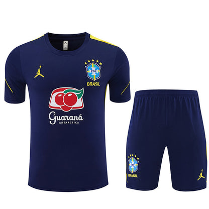 Completino Manica Corta Brasile 26/27 Uomo | Kit Allenamento - CalcioVivo