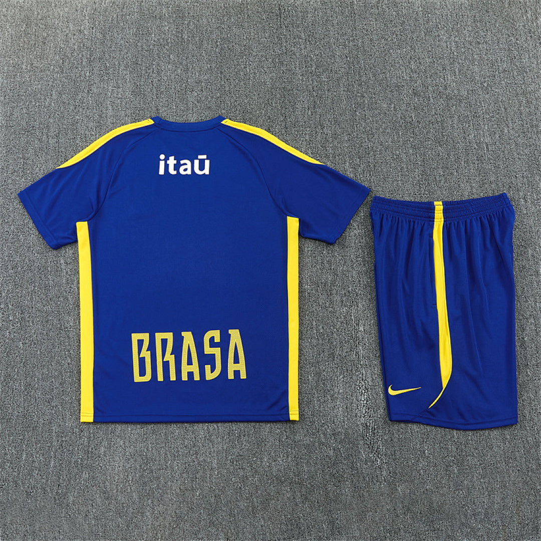 Completino Manica Corta Brasile 26/27 Uomo | Kit Allenamento - CalcioVivo