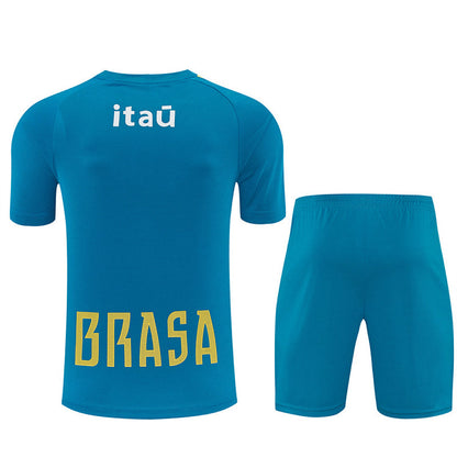 Completino Manica Corta Brasile 26/27 Uomo | Kit Allenamento - CalcioVivo