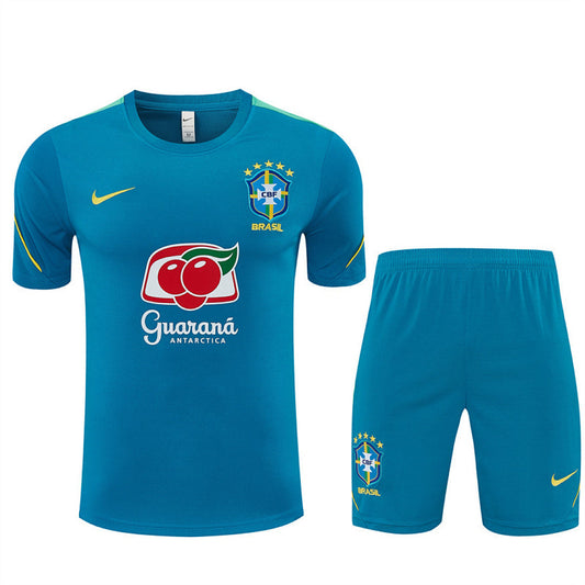 Completino Manica Corta Brasile 26/27 Uomo | Kit Allenamento - CalcioVivo