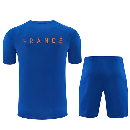 Completino Manica Corta Francia 26/27 Uomo | Kit Allenamento - CalcioVivo