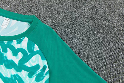 Completino Manica Corta Portogallo 2026 Uomo Verde | Kit Allenamento