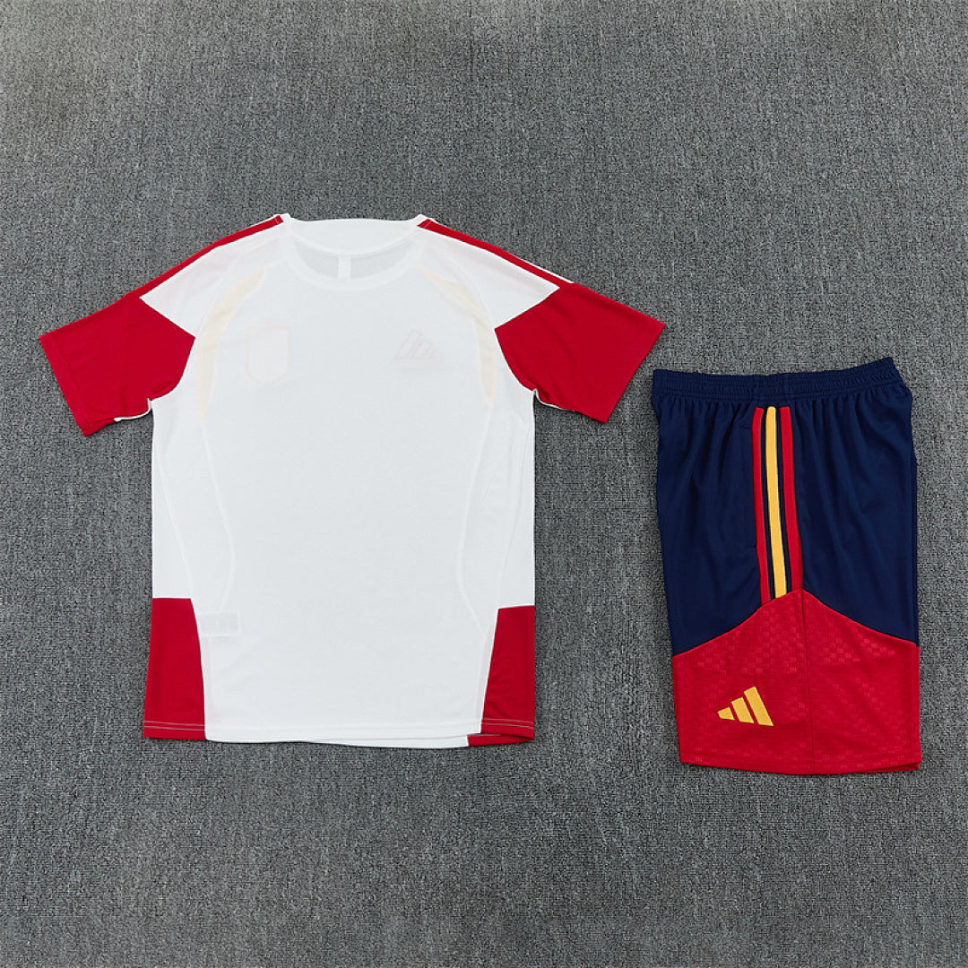 Completino Manica Corta Spagna 2026 Uomo | Kit Allenamento - CalcioVivo