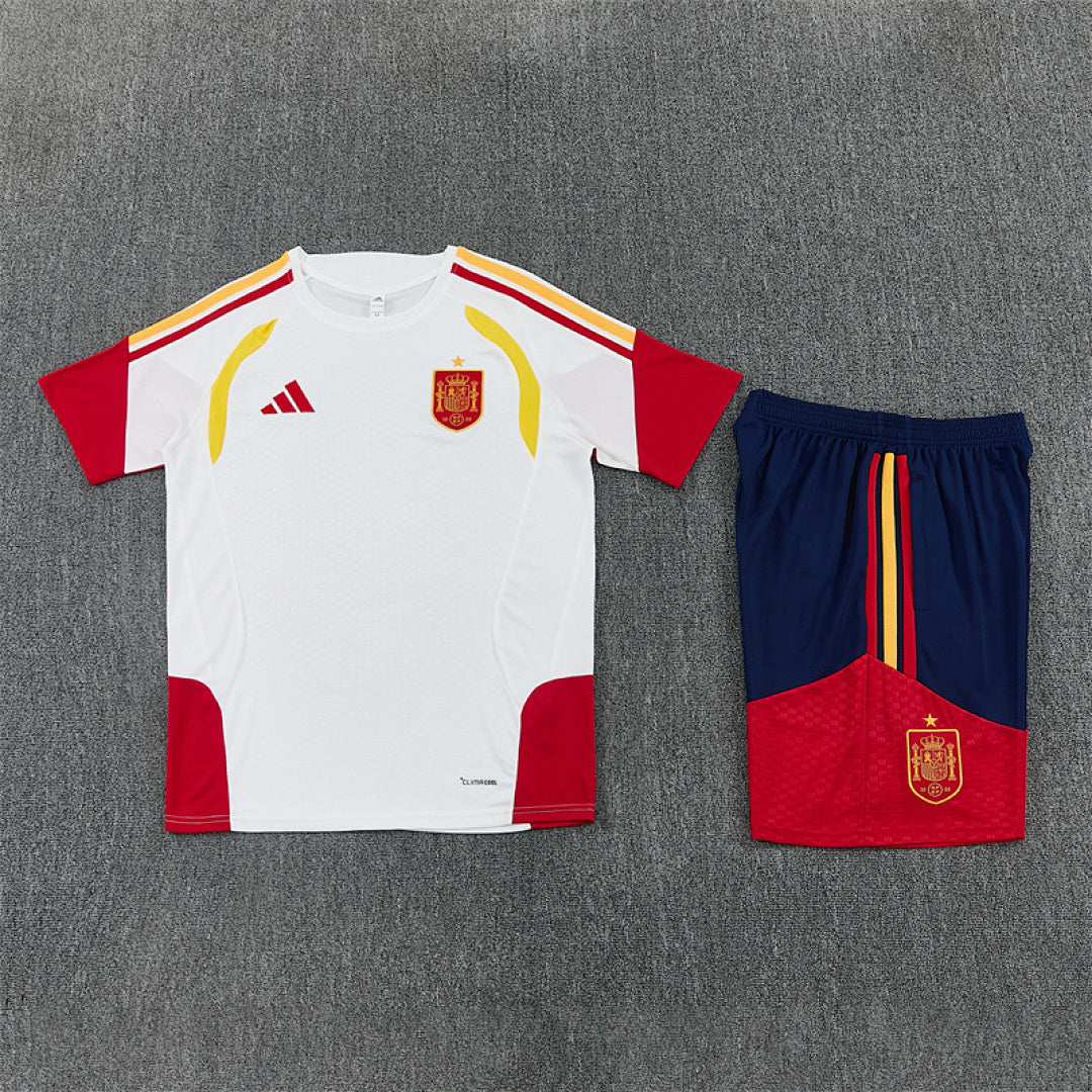 Completino Manica Corta Spagna 2026 Uomo | Kit Allenamento - CalcioVivo