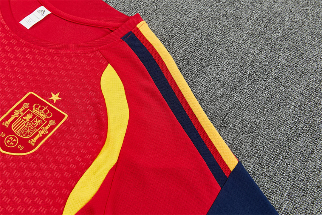 Completino Manica Corta Spagna 2026 Uomo | Kit Allenamento - CalcioVivo