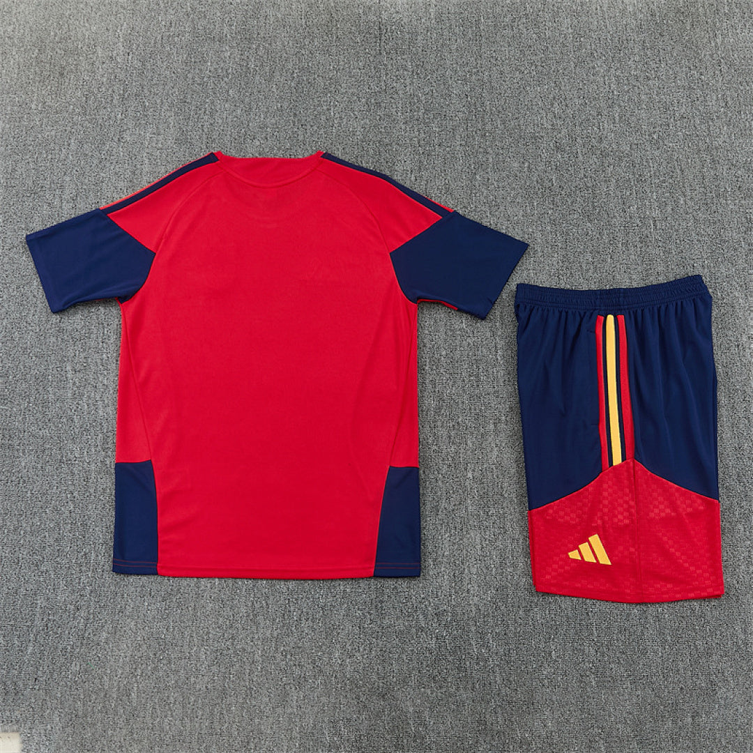 Completino Manica Corta Spagna 2026 Uomo | Kit Allenamento - CalcioVivo