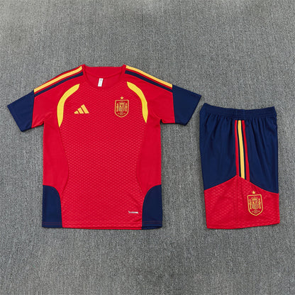 Completino Manica Corta Spagna 2026 Uomo | Kit Allenamento - CalcioVivo