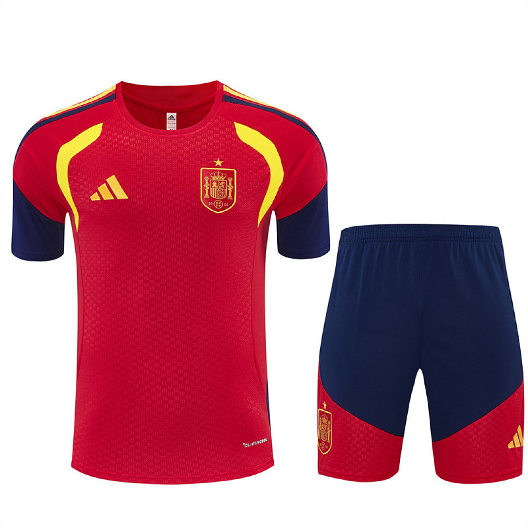 Completino Manica Corta Spagna 2026 Uomo | Kit Allenamento - CalcioVivo