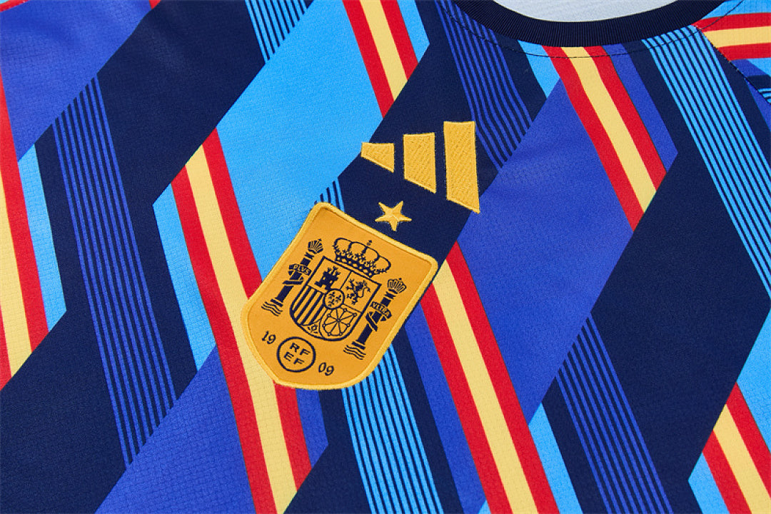 Completino Manica Corta Spagna 2026 Uomo | Kit Allenamento - CalcioVivo