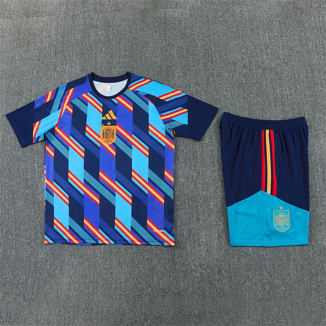 Completino Manica Corta Spagna 2026 Uomo | Kit Allenamento - CalcioVivo