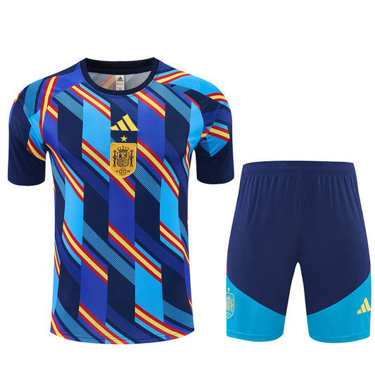 Completino Manica Corta Spagna 2026 Uomo | Kit Allenamento - CalcioVivo