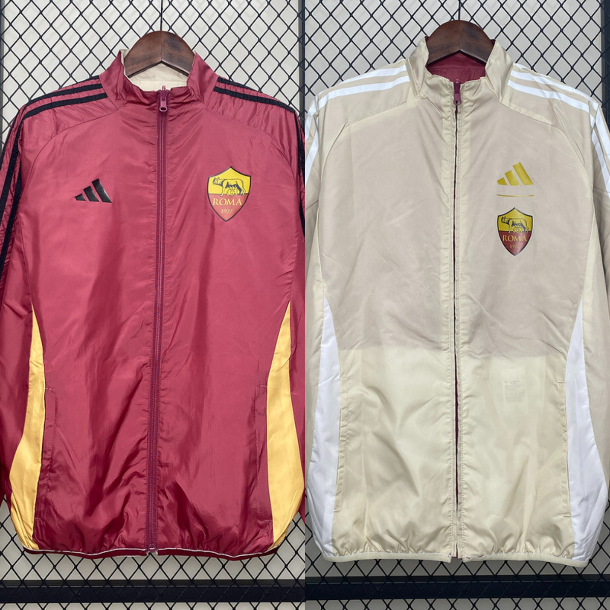 Roma Windbreaker Reversible - CalcioVivo