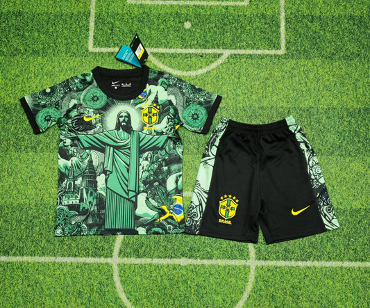 Brazil Christ the Redeemer Green Kit Kids