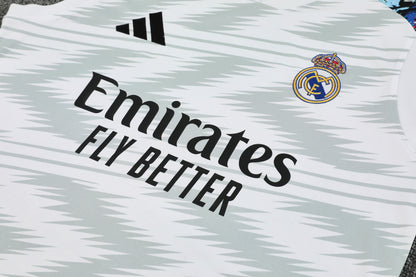 Kit Tank Top + Shorts Real Madrid Training White 25/26