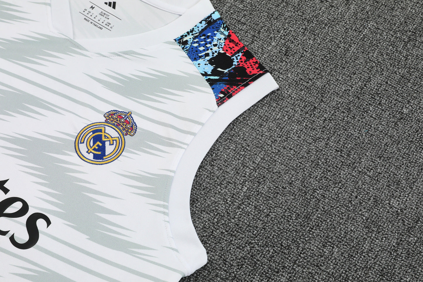 Kit Tank Top + Shorts Real Madrid Training White 25/26