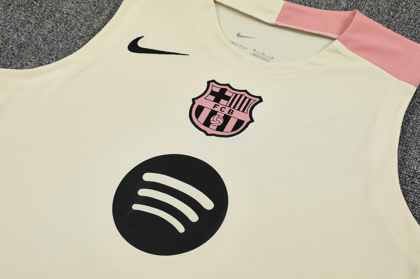 Kit Tank Top + Shorts Barcelona Cream/Dark Blue 25/26