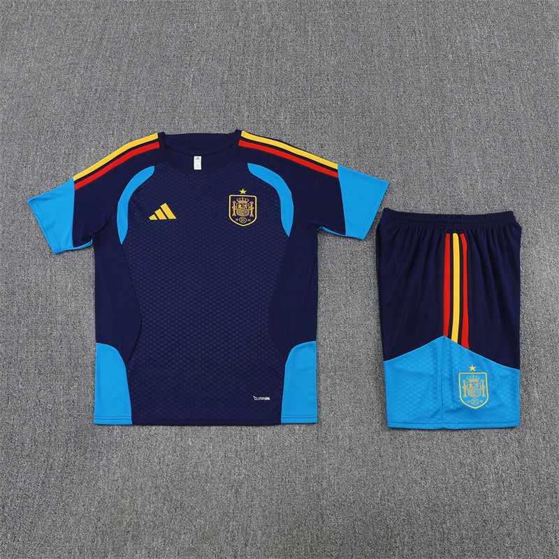 Kit Allenamento Spagna Blu Scuro 2026 | Kit da Calcio - CalcioVivo