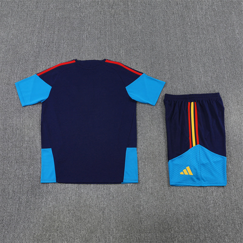 Kit Allenamento Spagna Blu Scuro 2026 | Kit da Calcio - CalcioVivo