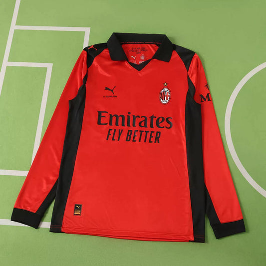 Maglia AC Milan x Slam Jam 2025/26 Manica Lunga Uomo | Maglia da Calcio - CalcioVivo