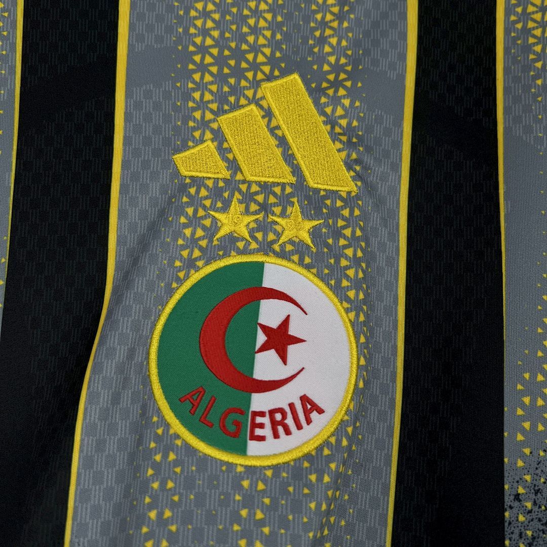 Algeria Pre-Match Black Jersey 2026 - CalcioVivo