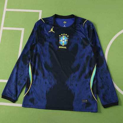 Maglia Brasile Away 2026 Manica Lunga Uomo | Maglia da Calcio - CalcioVivo