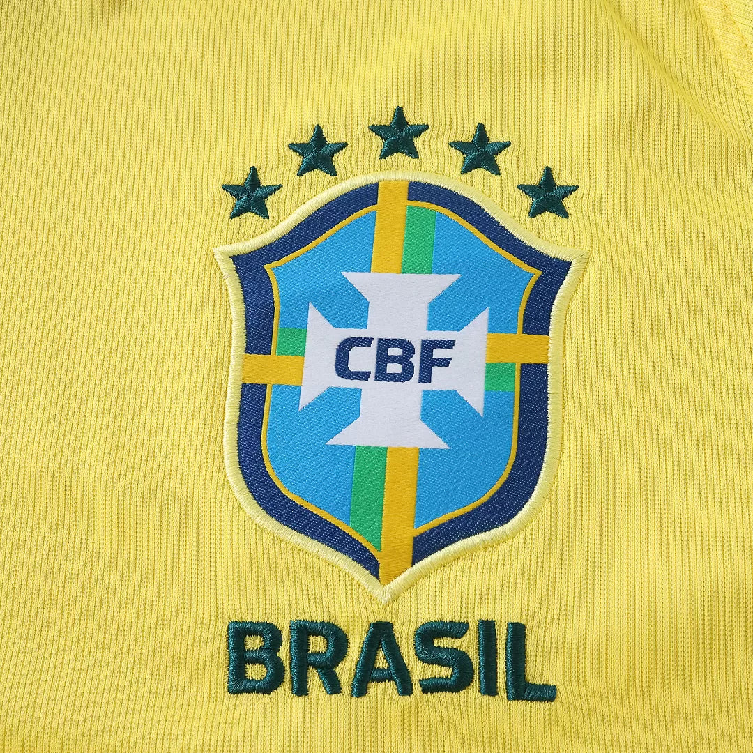 Maglia Brasile Home 2026 Manica Lunga Uomo | Maglia da Calcio - CalcioVivo