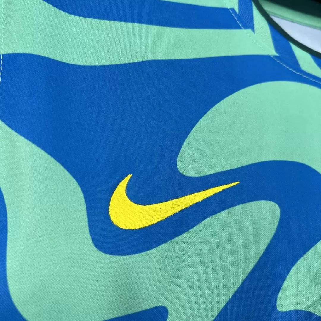 Maglia Brasile Pre-Match 2026 Uomo Verde Blu | Maglia da Calcio