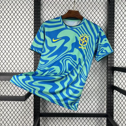 Maglia Brasile Pre-Match 2026 Uomo Verde Blu | Maglia da Calcio