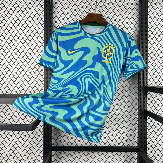 Maglia Brasile Pre-Match 2026 Uomo Verde Blu | Maglia da Calcio