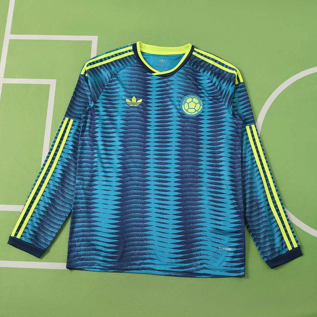 Maglia Colombia Away 2026 Manica Lunga Uomo | Maglia da Calcio - CalcioVivo