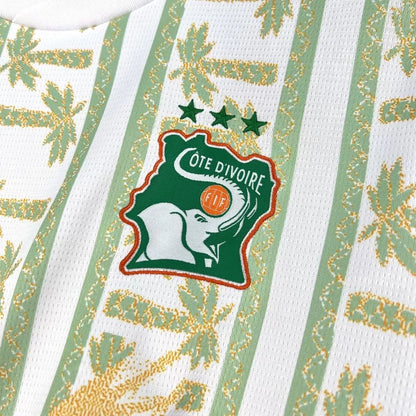 Maglia Costa d'Avorio Away 2026 Uomo Bianca | Maglia da Calcio