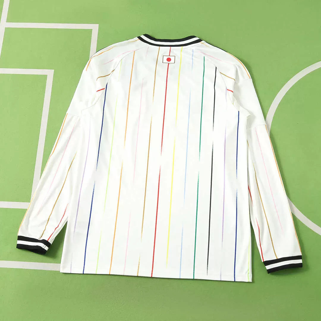 Maglia Giappone Away 2026 Manica Lunga Uomo Bianca | Maglia da Calcio - CalcioVivo
