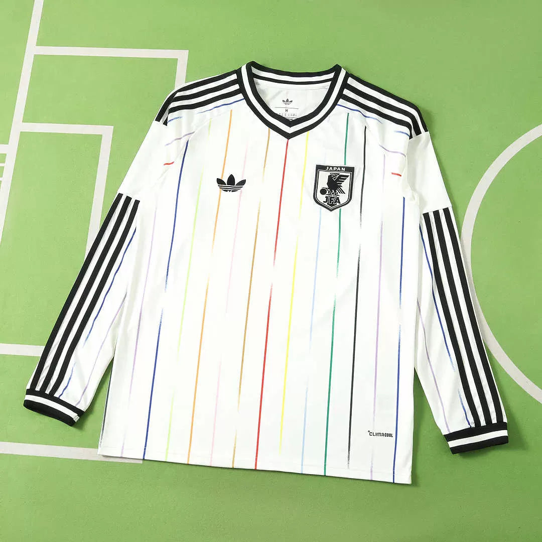 Maglia Giappone Away 2026 Manica Lunga Uomo Bianca | Maglia da Calcio - CalcioVivo