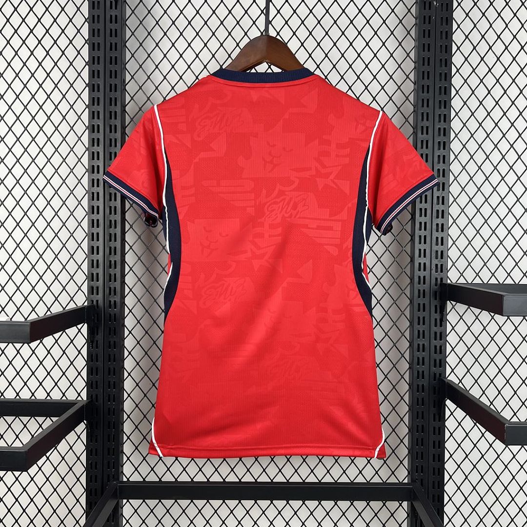 Maglia Inghilterra Away 2026 Donna Rossa | Maglia da Calcio - CalcioVivo
