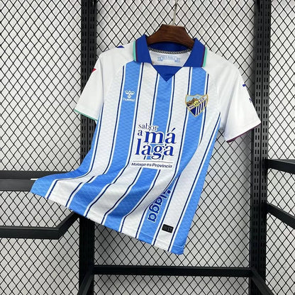 Maglia Málaga Home 26/27 Uomo Bianca Azzurra | Maglia da Calcio