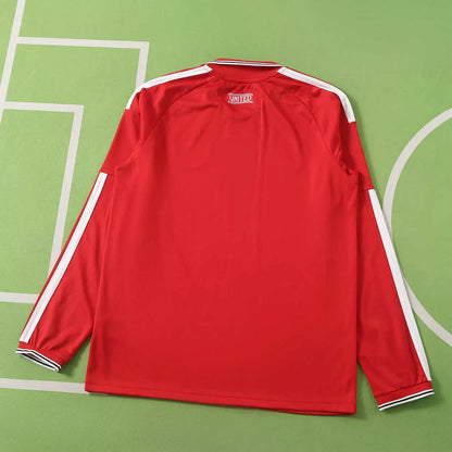 Maglia Manchester United Home 26/27 Manica Lunga Uomo Rosso | Maglia da Calcio