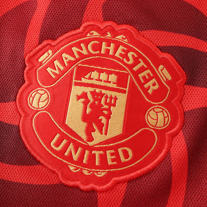 Maglia Manchester United Pre-Match CNY 25/26 Uomo Manica Lunga | Maglia da Calcio - CalcioVivo