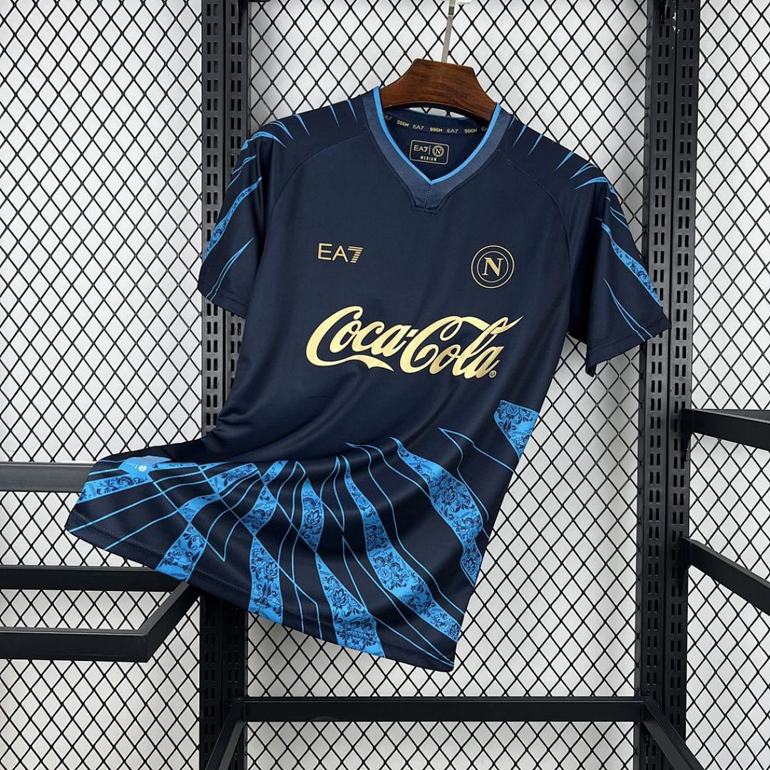 Maglia Napoli Pre-Match 25/26 Uomo | Maglia da Calcio - CalcioVivo