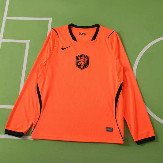 Maglia Olanda Home 2026 Manica Lunga Uomo | Maglia da Calcio
