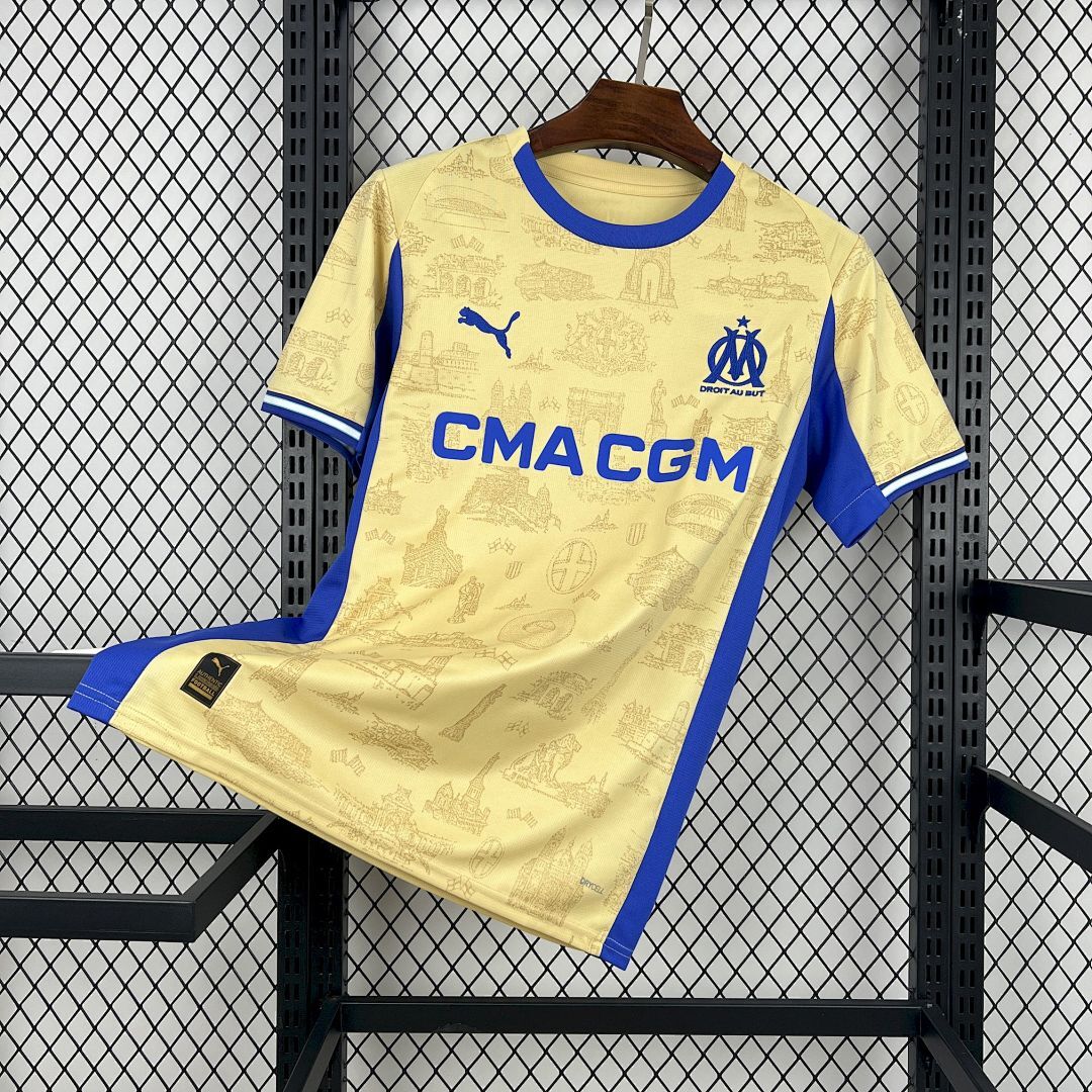 Olympique Marseille Fourth Jersey 25/26 - CalcioVivo