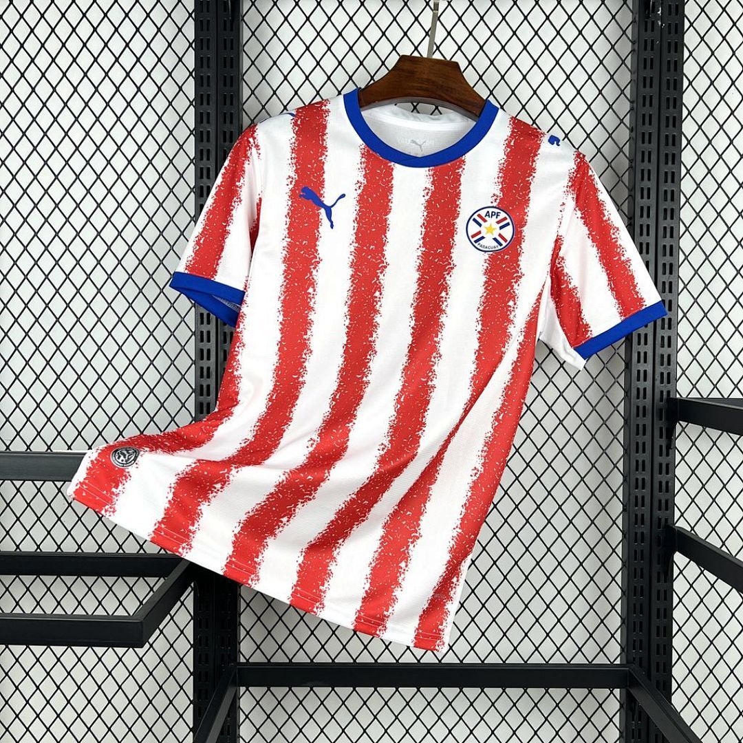 Maglia Paraguay Home 2026 Uomo | Maglia da Calcio - CalcioVivo