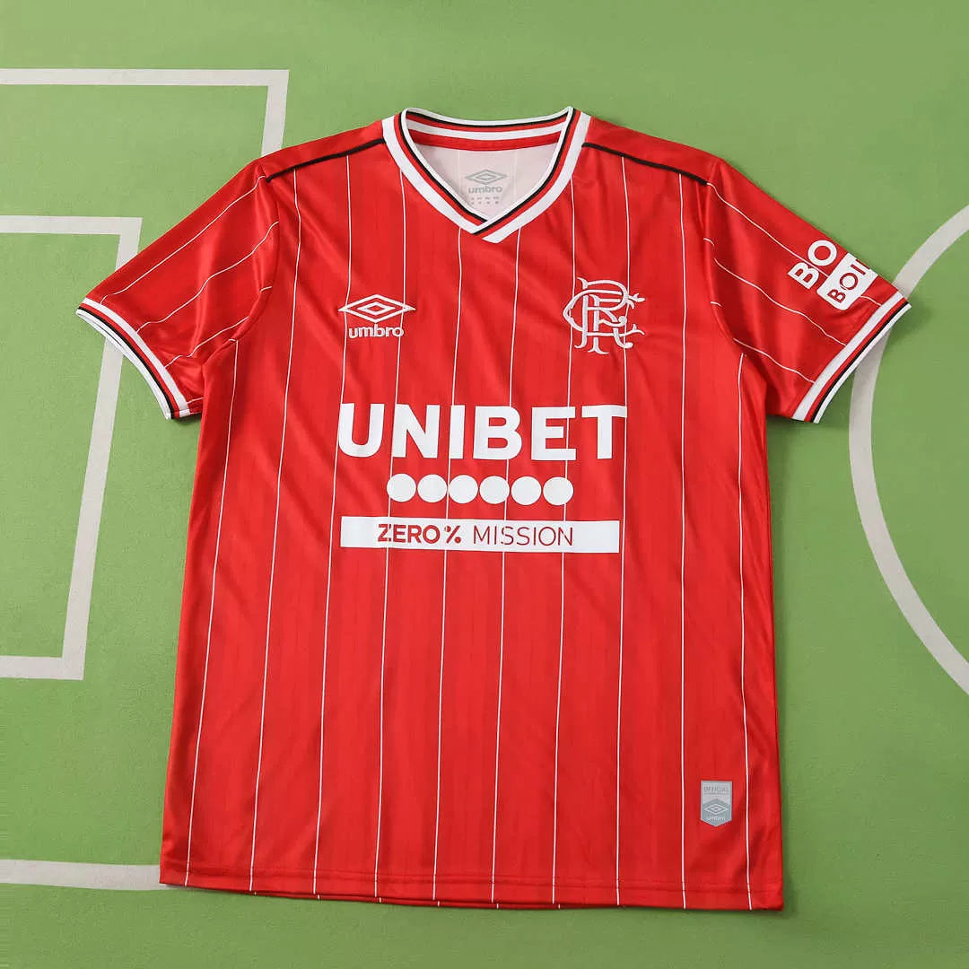 Maglia Rangers Away 26/27 Uomo Rossa | Maglia da Calcio - CalcioVivo