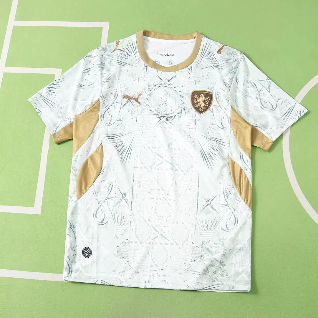Maglia Repubblica Ceca Away 2026 Uomo Bianca | Maglia da Calcio - CalcioVivo