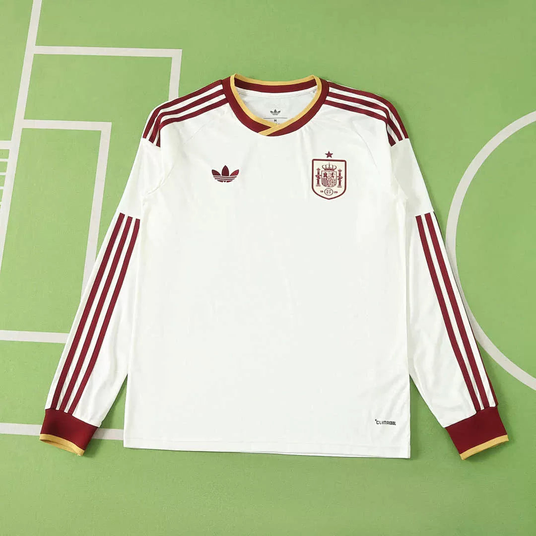 Maglia Spagna Away 2026 Manica Lunga Uomo | Maglia da Calcio - CalcioVivo