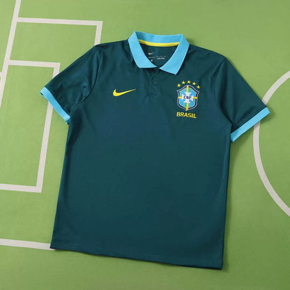 Polo Brasile Travel 2026 Uomo Verde | Maglia da Calcio - CalcioVivo