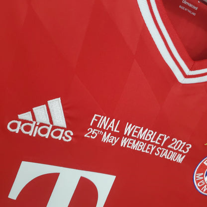 Bayern München Home Jersey 13-14 Retro Long Sleeve